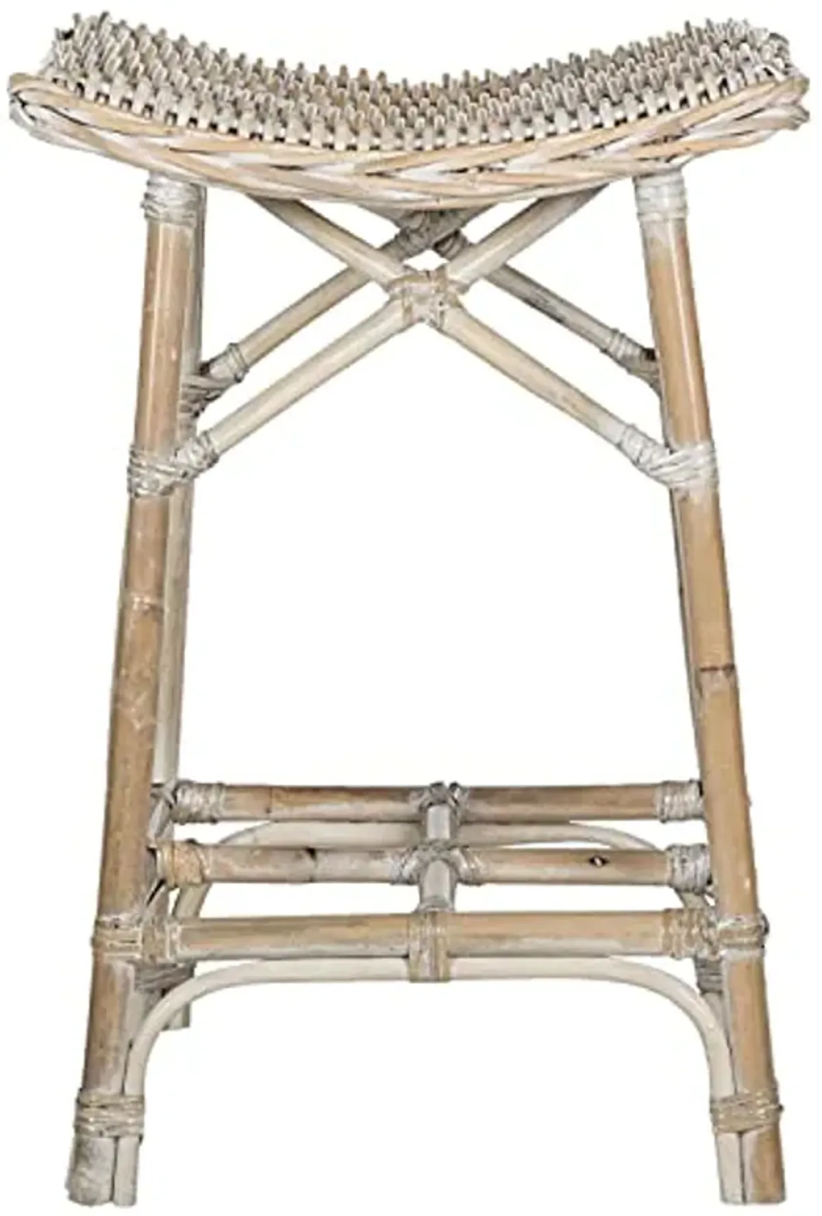 Safavieh Home Collection Rayna Natural Washed Wicker Barstool