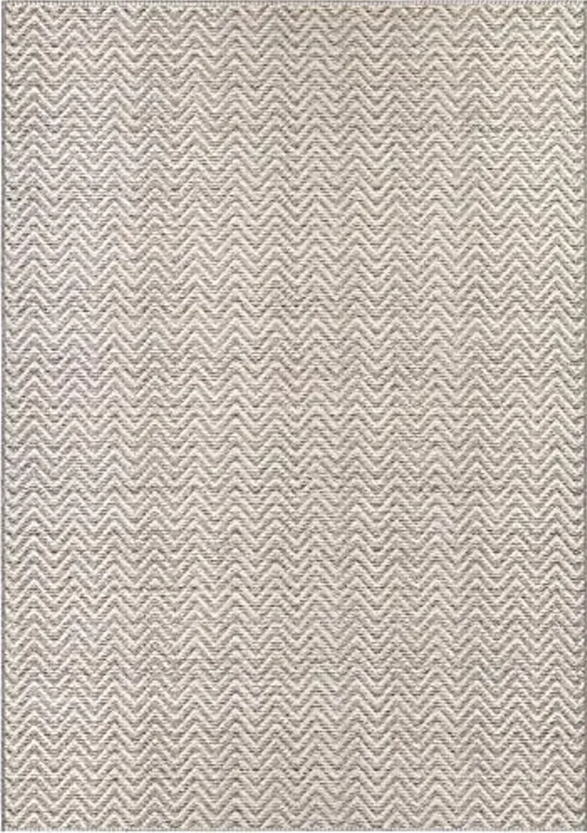 Couristan Cape Indoor Outdoor Area Rug – 3'11" x 5'6" in Light Brown-Ivory, Durable Flatwoven Chevron Design Rug – Entryway, Patio or Mudroom Home Decor