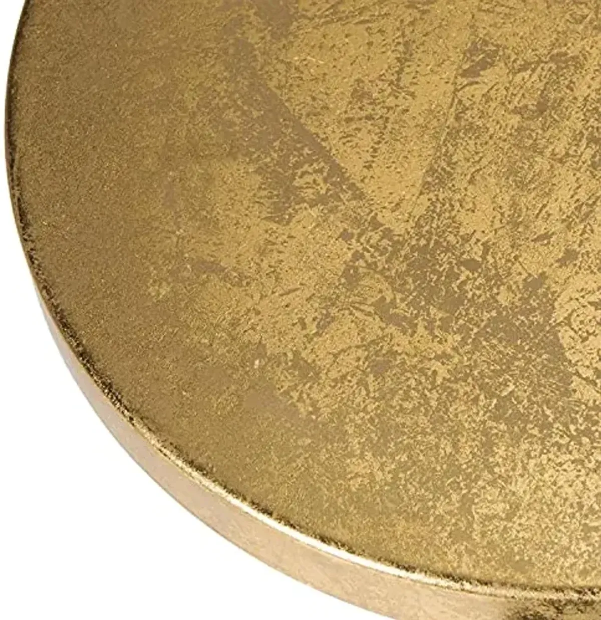 Safavieh Home Collection Emery White and Dipped Gold Leaf 24-inch Counter Stool