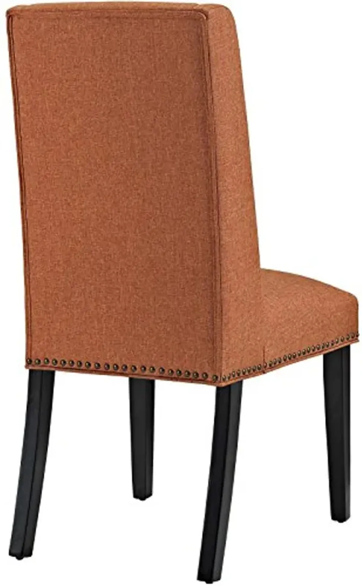 Modway EEI-2233 MO- Baron Modern Tall Back Wood Upholstered Fabric, Dining Chair, Orange