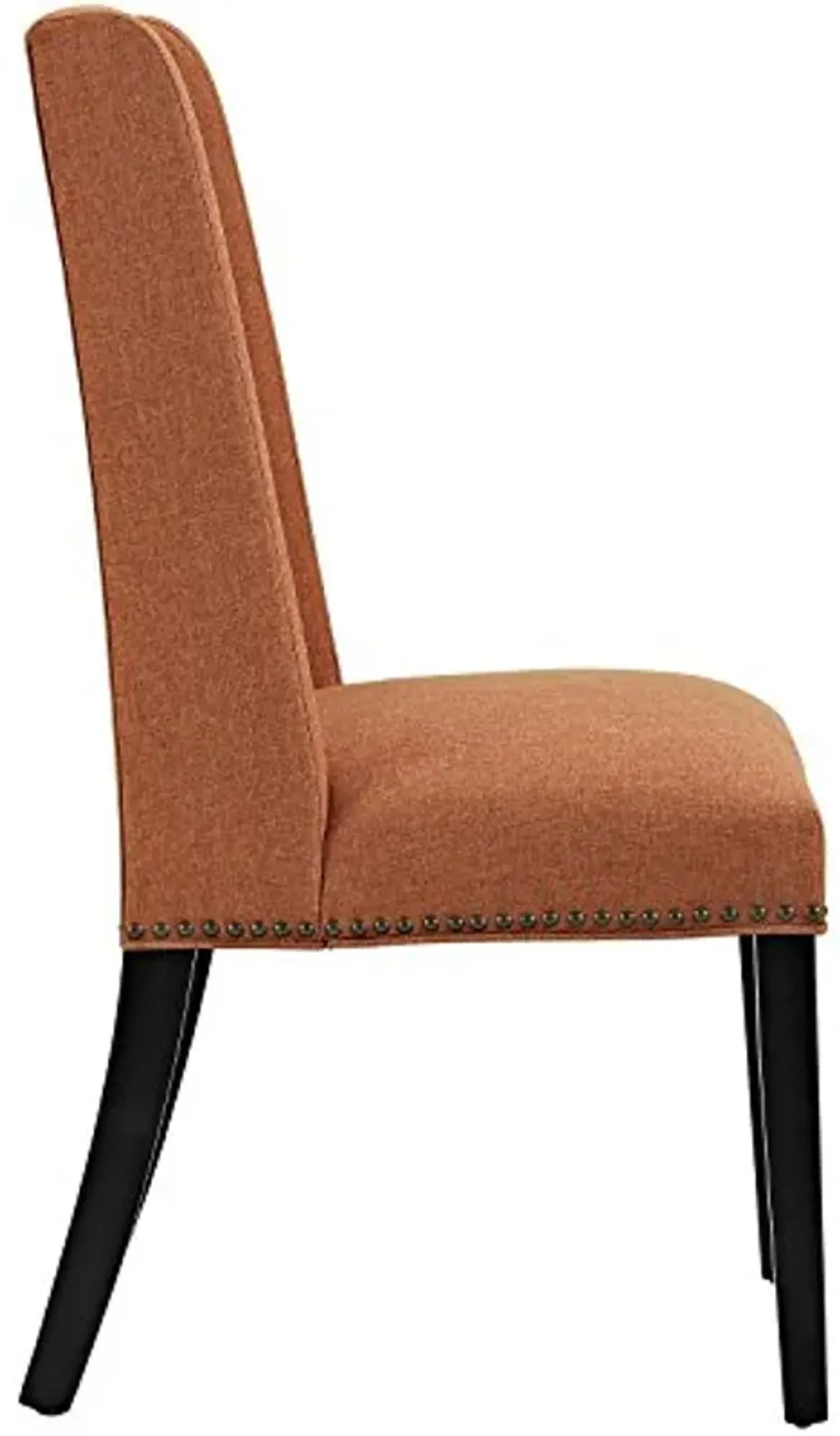 Modway EEI-2233 MO- Baron Modern Tall Back Wood Upholstered Fabric, Dining Chair, Orange