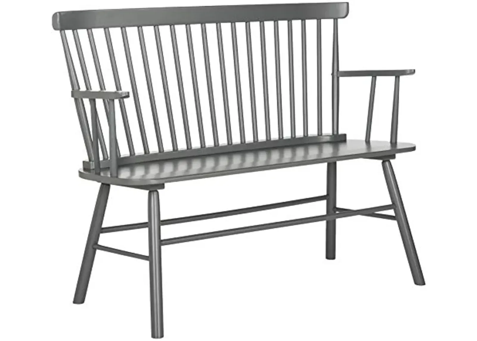 Safavieh American Homes Collection Addison Spindle Back Grey Bench