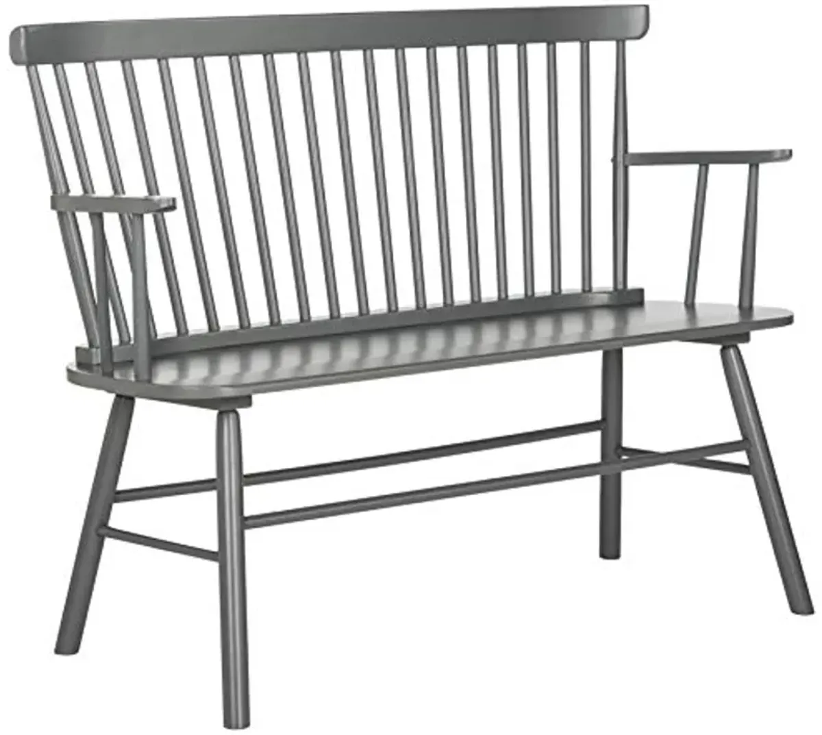 Safavieh American Homes Collection Addison Spindle Back Grey Bench