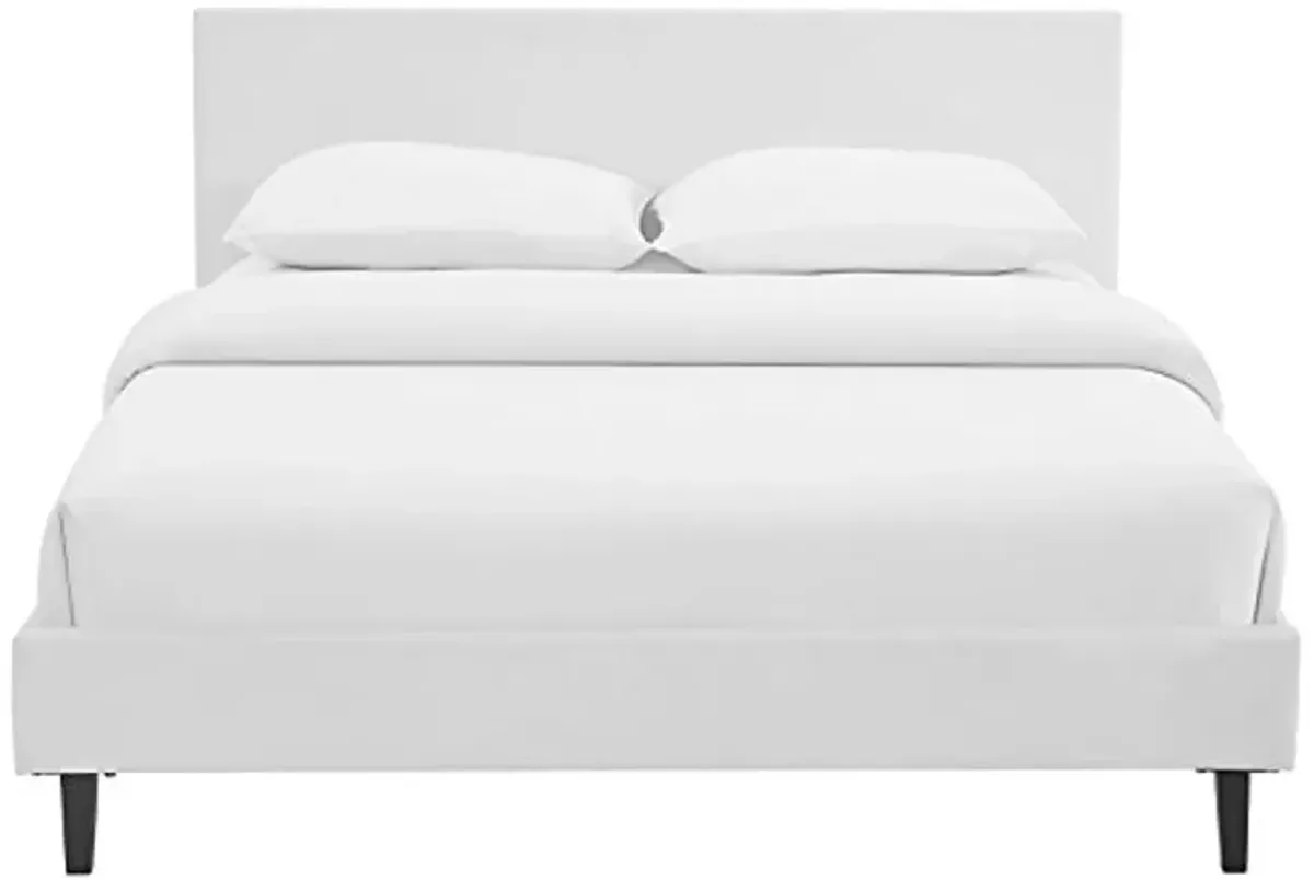 Modway Anya Bed Frame, Queen, White