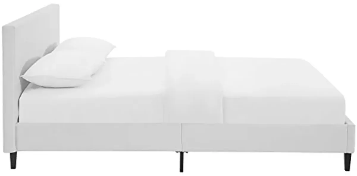 Modway Anya Bed Frame, Queen, White