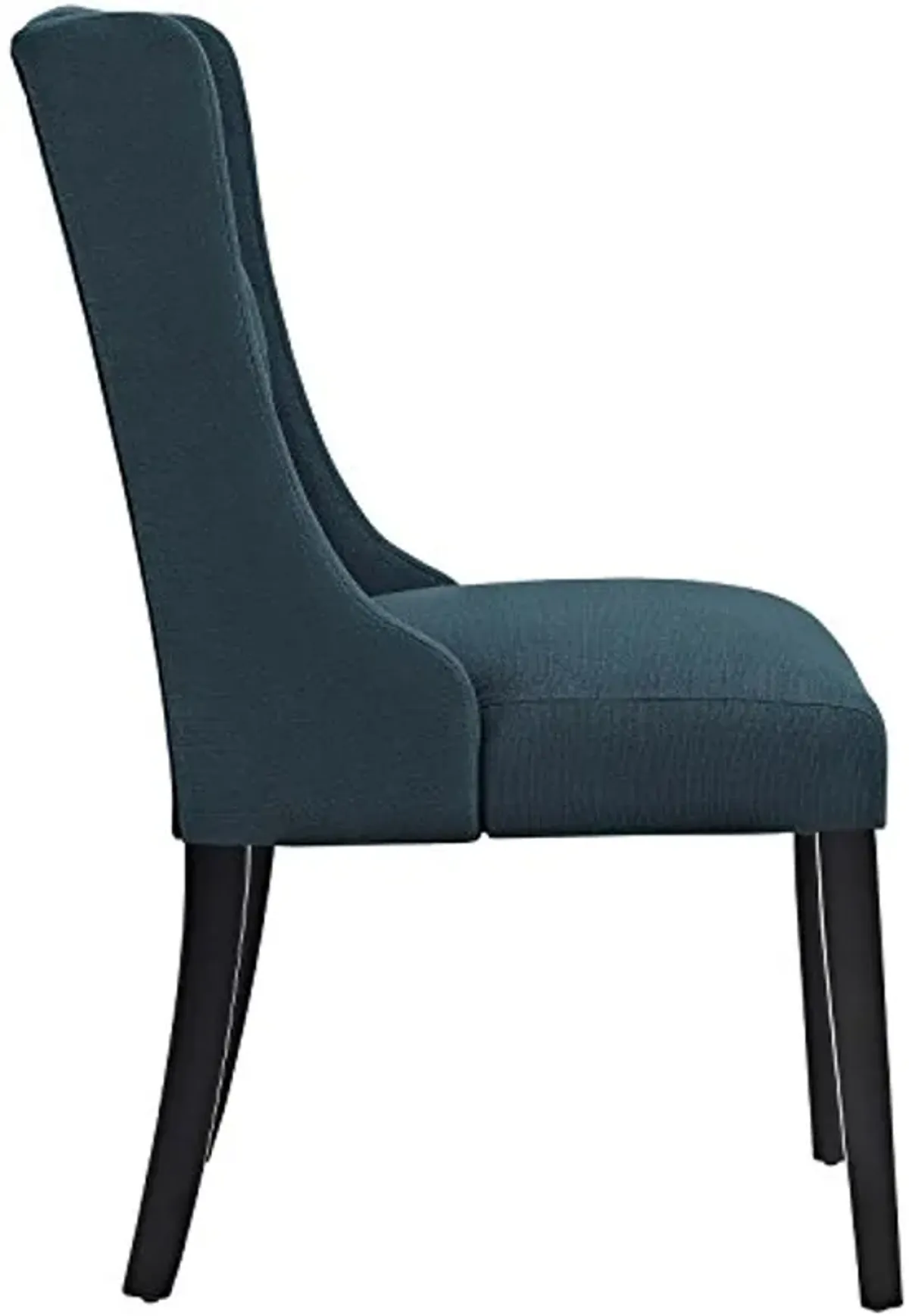 Modway Baronet Modern Tufted Upholstered Fabric Parsons Kitchen and Dining Room Chair in Azure