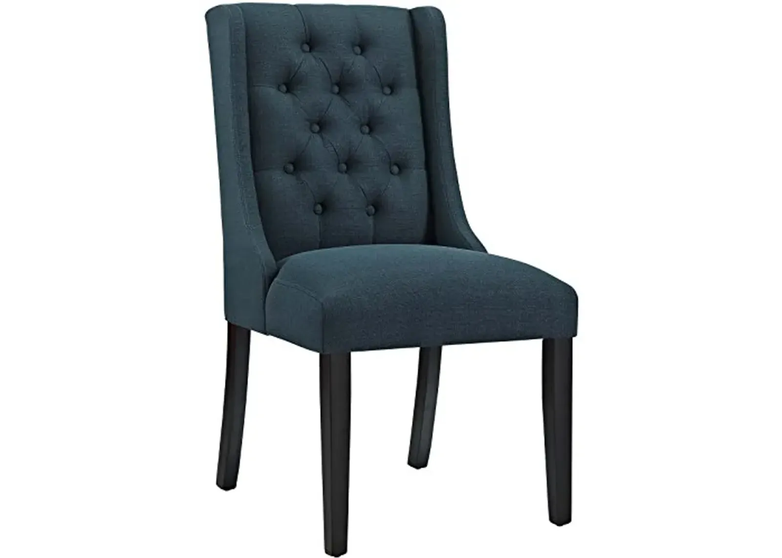 Modway Baronet Modern Tufted Upholstered Fabric Parsons Kitchen and Dining Room Chair in Azure