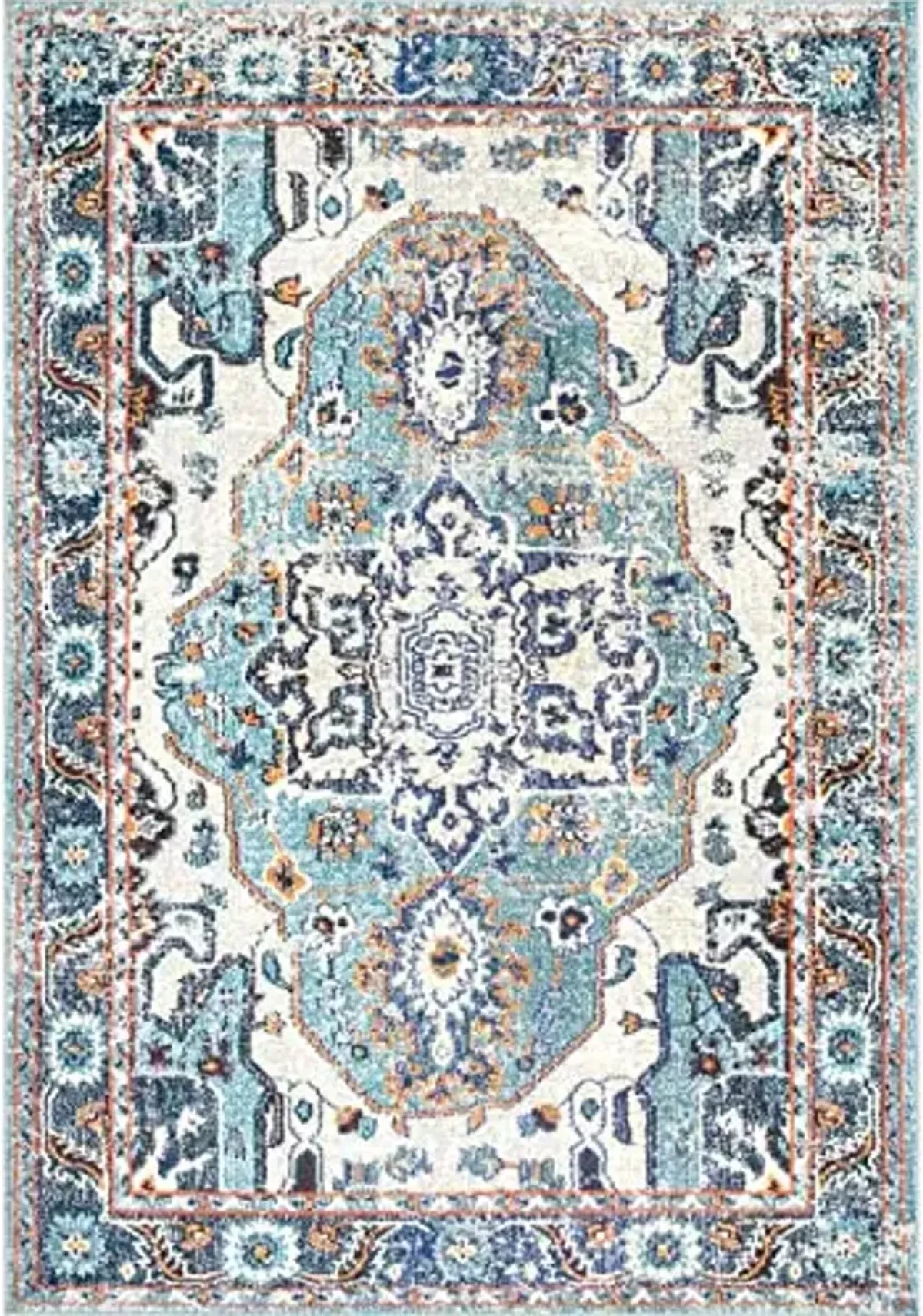 nuLOOM Corbett Vintage Bohemian Area Rug, 5x8, Blue