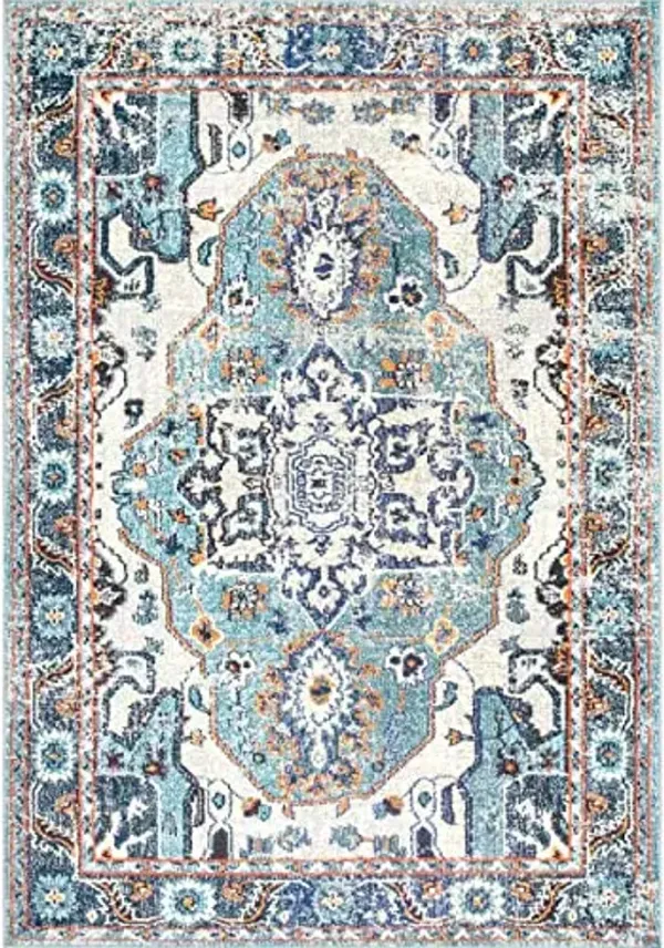 nuLOOM Corbett Vintage Bohemian Area Rug, 5x8, Blue