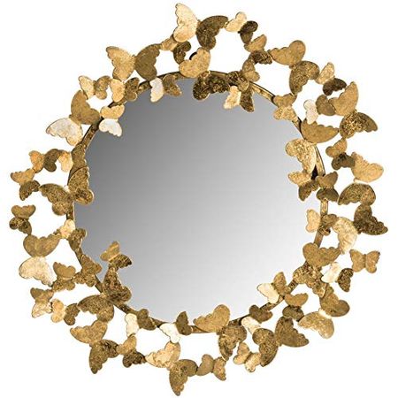 Safavieh Wall Mount Ruthie Gold Butterfly 27-inch Mirror