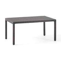 Christopher Knight Home Rhode Island Outdoor Wicker Rectangular Dining Table, Multibrown