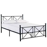 Homelegance Mardelle Metal Platform Bed, Full, Black