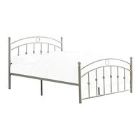 Homelegance Tiana Metal Platform Bed, Full, White