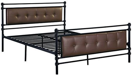 Homelegance Jayla TMetal Platform Bed, Full, Black