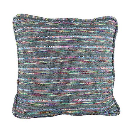 Urbanest Decorative Throw Pillow Cover, 18-inch by 18-inch, Charcoal