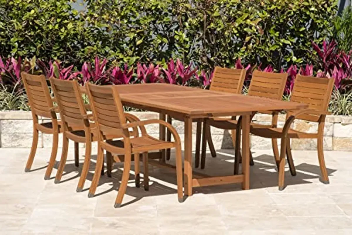 Amazonia Dining Set, 7-Piece, Eucalyptus