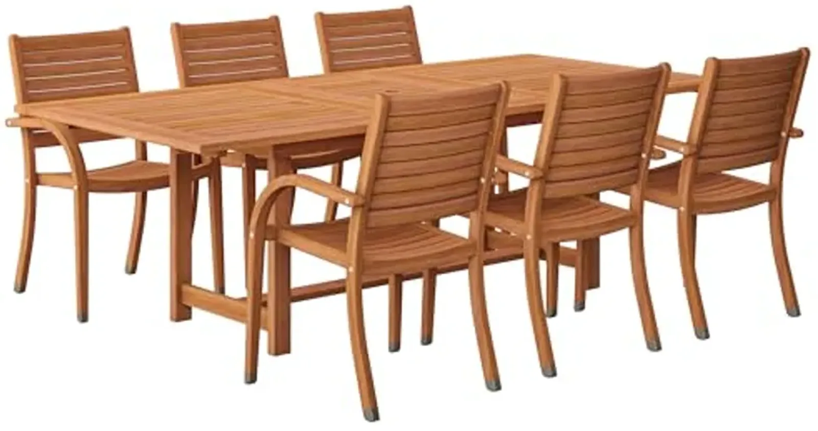 Amazonia Dining Set, 7-Piece, Eucalyptus