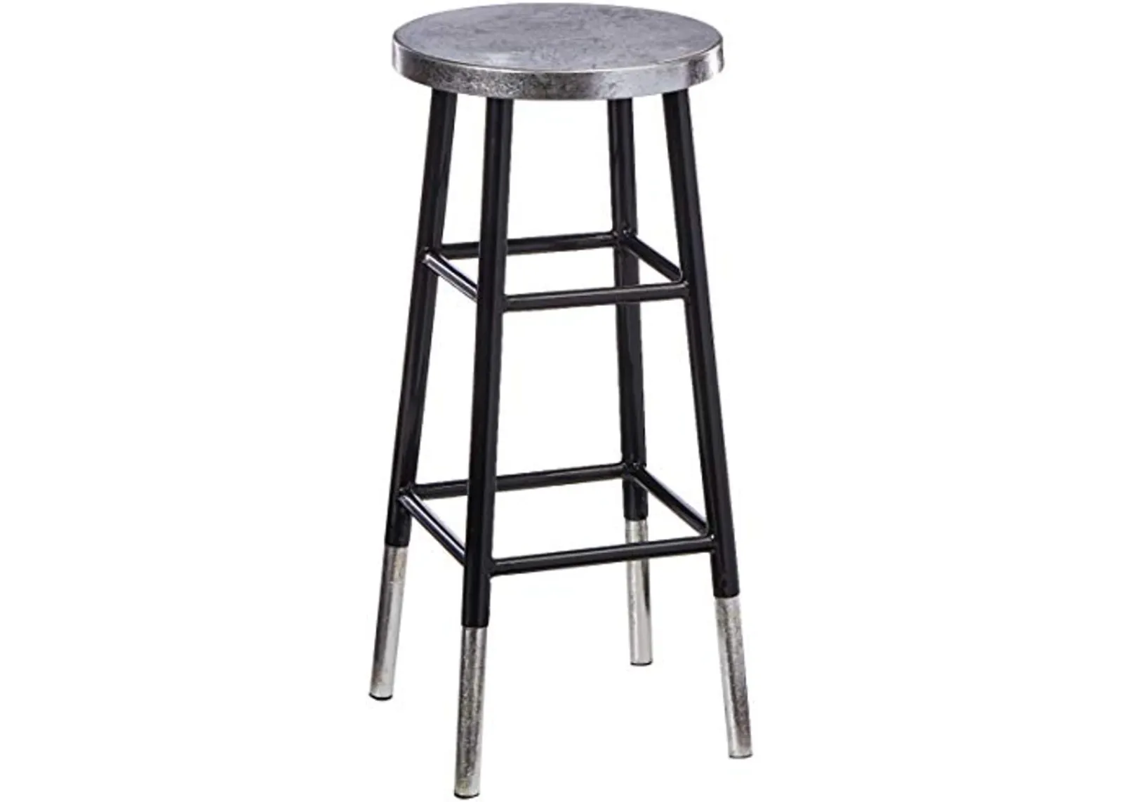 Safavieh Kenzie Bar Stool, Black/Silver