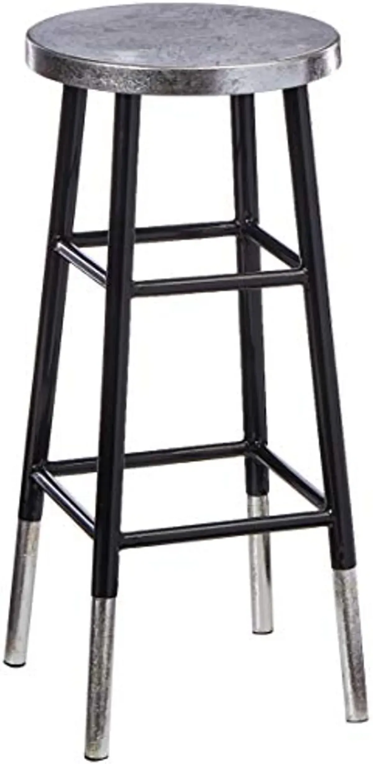 Safavieh Kenzie Bar Stool, Black/Silver