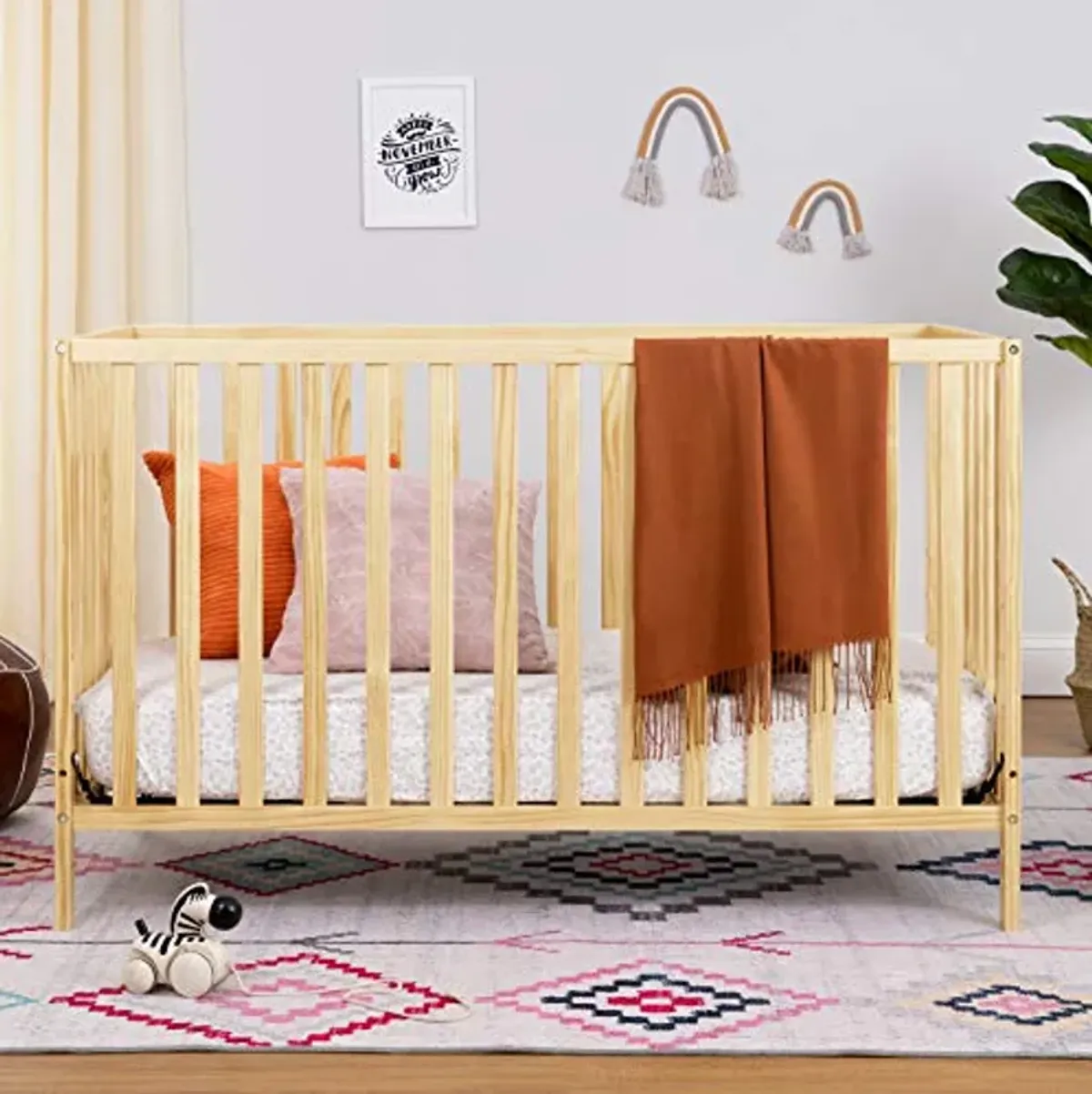 DaVinci Union 4-in-1 Convertible Crib in Natural, Greenguard Gold Certified, 1 Count (Pack of 1)