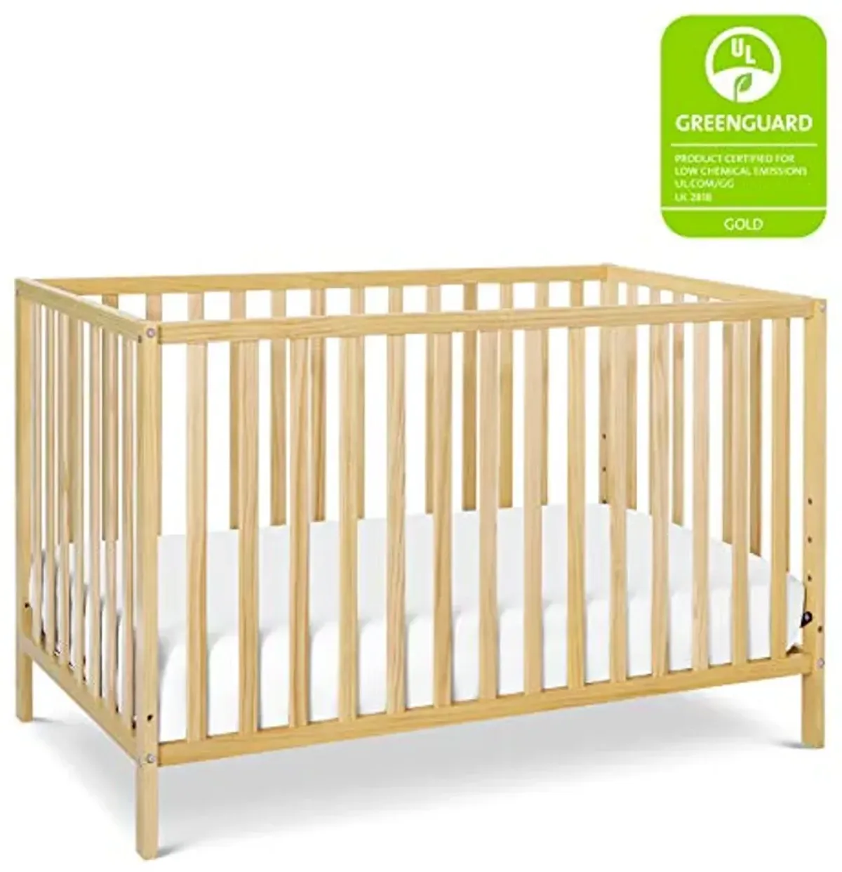 DaVinci Union 4-in-1 Convertible Crib in Natural, Greenguard Gold Certified, 1 Count (Pack of 1)