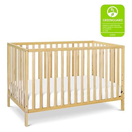 DaVinci Union 4-in-1 Convertible Crib in Natural, Greenguard Gold Certified, 1 Count (Pack of 1)