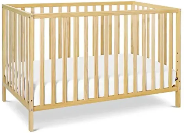 Davinci Union 4-in-1 Convertible Crib - GREENGUARD Gold Certified - Convertible Baby Crib to Toddler Bed, Daybed, Full-Size Bed - Wooden Baby Bed w/Four Adjustable Heights - Natural