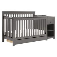 DaVinci Piedmont 4-in-1 Convertible Crib and Changer Combo in Slate
