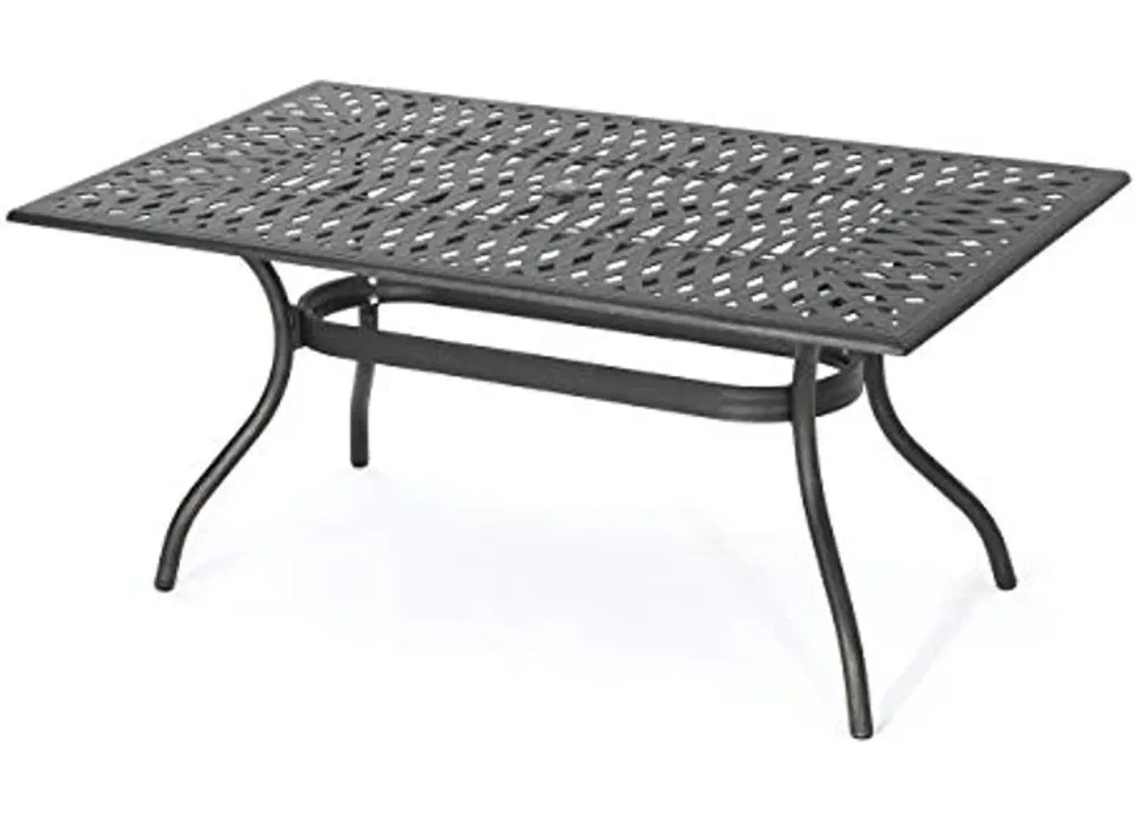 Christopher Knight Home 300672 Augusta Outdoor Cast Aluminum Dining Table | Perfect for Patio | in Shiny Copp, Copper