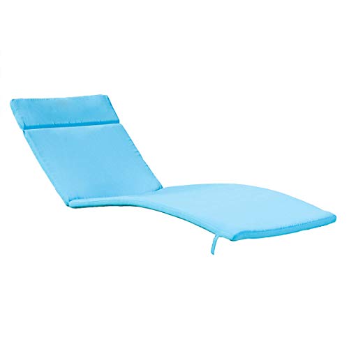 Christopher Knight Home Salem Chaise Lounge Cushion, Blue