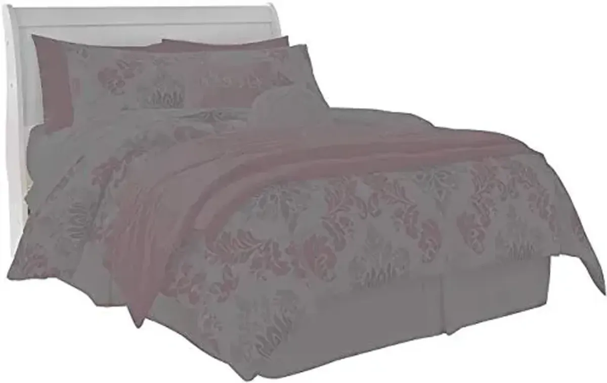 Signature Design by Ashley Anarasia Traditional Full Sleigh Headboard ONLY, White
