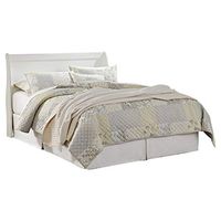 Signature Design by Ashley Anarasia Traditional Queen Sleigh Headboard ONLY, White