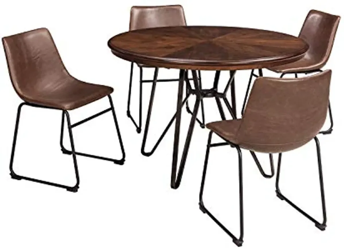 Signature Design by Ashley Mid Century Centiar Dining Room Table, Brown