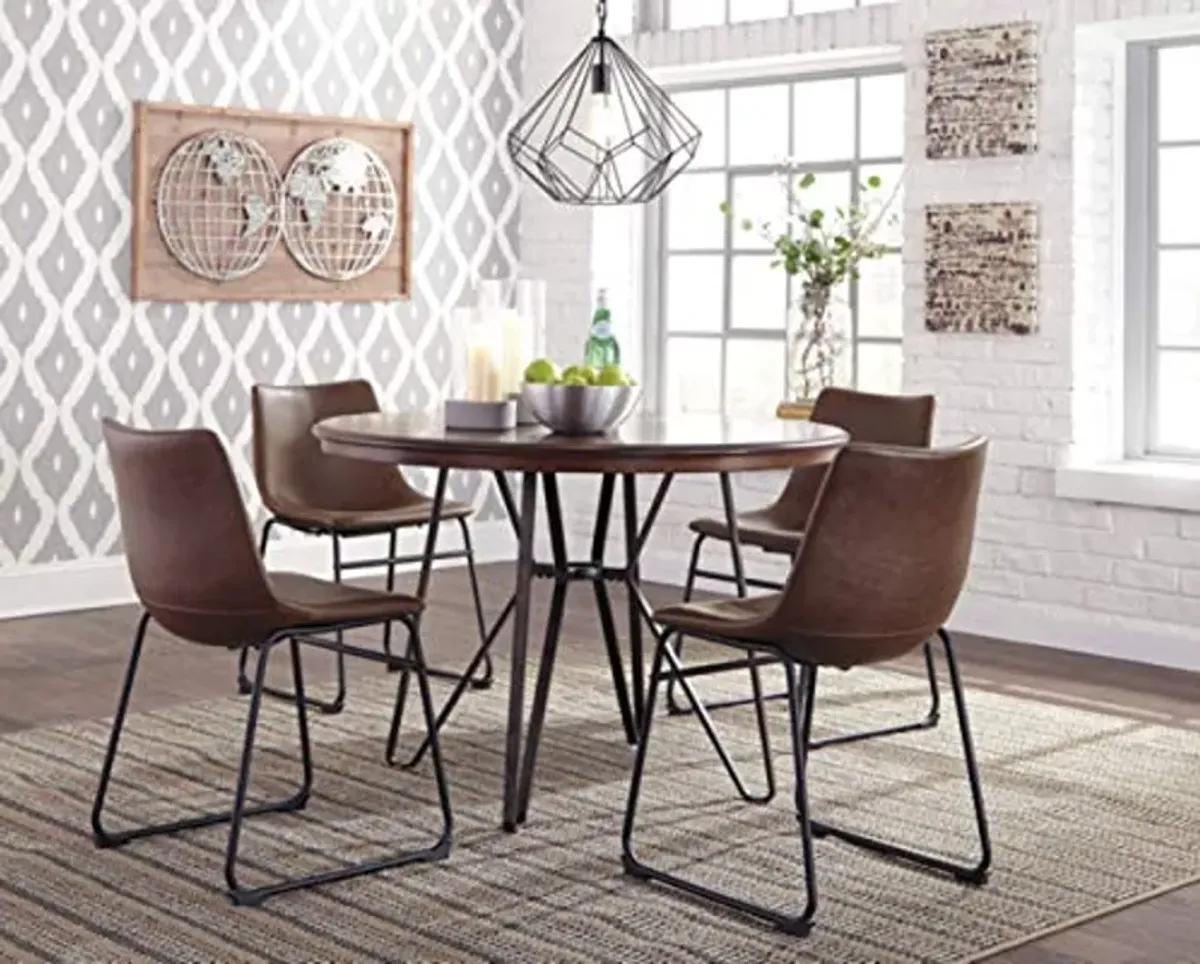 Signature Design by Ashley Mid Century Centiar Dining Room Table, Brown