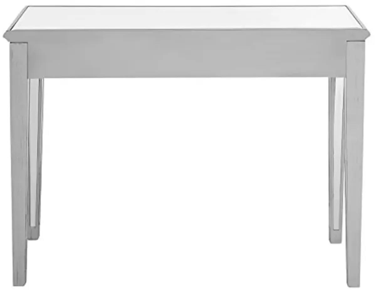 Elegant Decor Vanity Table, 12345, Silver