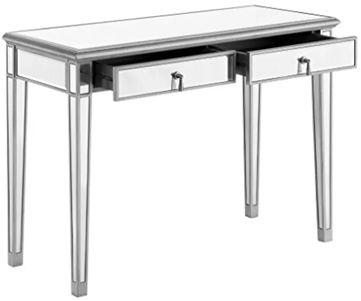 Elegant Decor Vanity Table, 12345, Silver