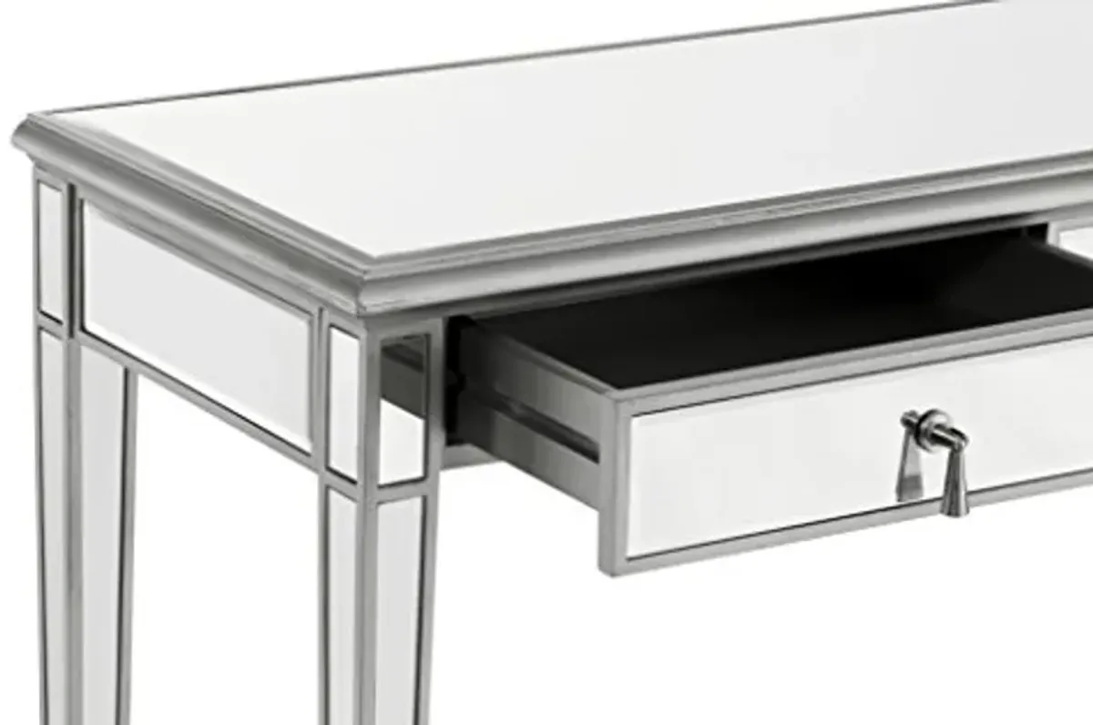 Elegant Decor Vanity Table, 12345, Silver