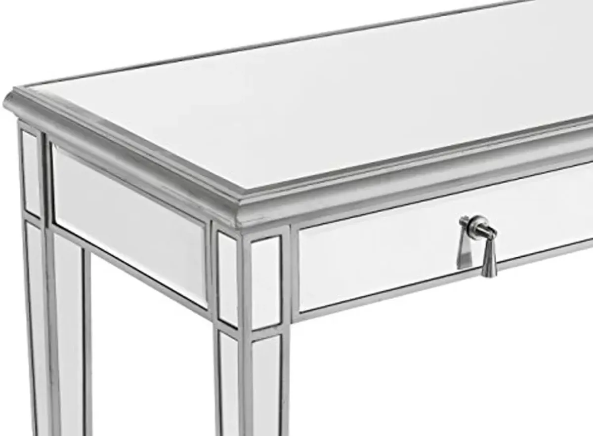 Elegant Decor Vanity Table, 12345, Silver