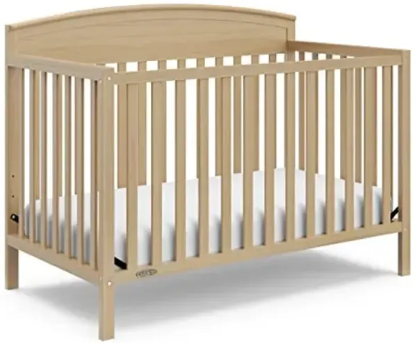 Graco Benton 5-in-1 Convertible Crib (Driftwood) – GREENGUARD Gold Certified, Converts from Baby Crib to Toddler Bed, Daybed and Full-Size Bed, Fits Standard Full-Size Crib Mattress