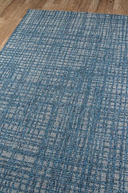 Momeni Rugs Como Contemporary Geometric Indoor Outdoor Area Rug, 2' X 3', Blue