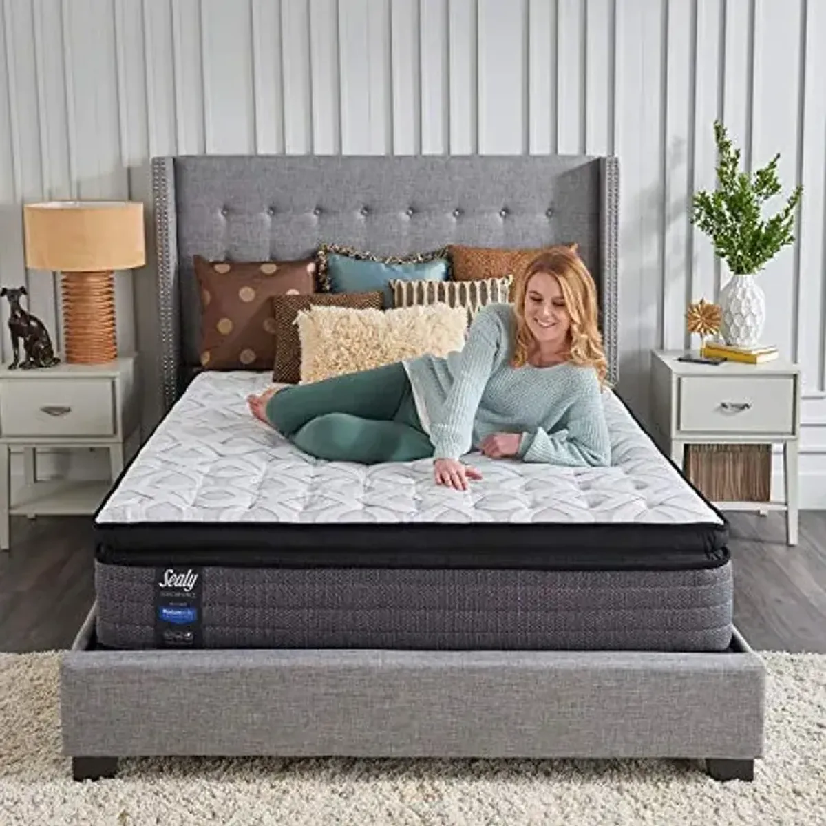 Sealy Response Performance 14-Inch Cushion Firm Pillow Top Mattress, Full