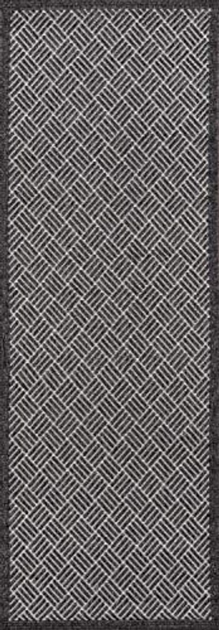 Momeni Rugs Como Contemporary Geometric Indoor Outdoor Area Rug, 2'7" x 7'6", Charcoal