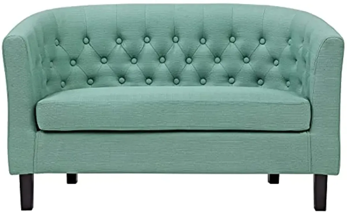 Modway Prospect Upholstered Contemporary Modern Loveseat In Laguna