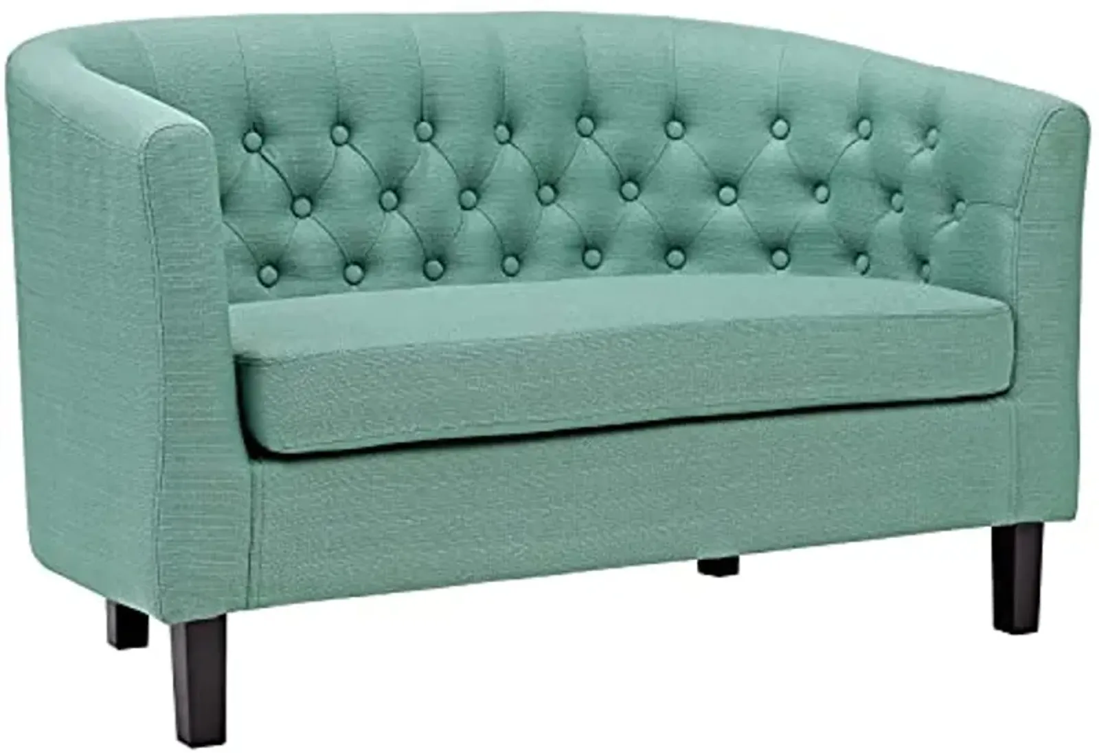 Modway Prospect Upholstered Contemporary Modern Loveseat In Laguna