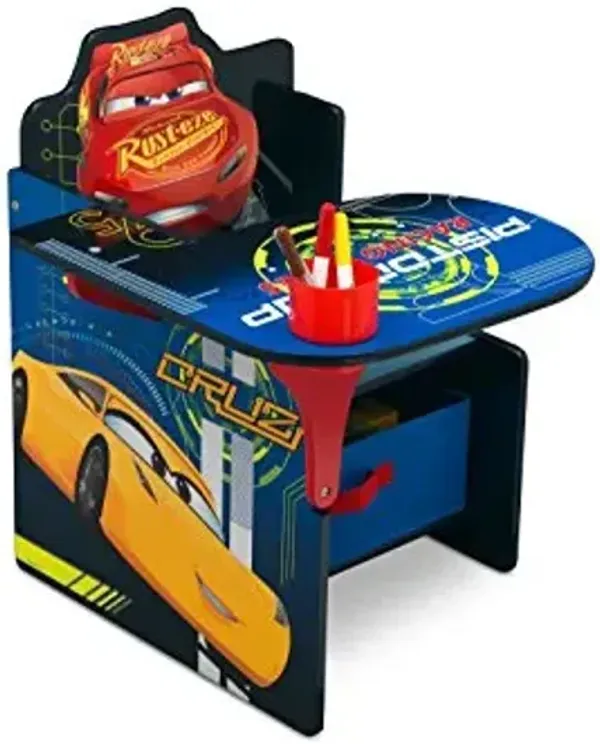 Delta Children Chair Desk With Storage Bin, Disney/Pixar Cars