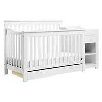 DaVinci Piedmont 4-in-1 Convertible Crib and Changer Combo in White