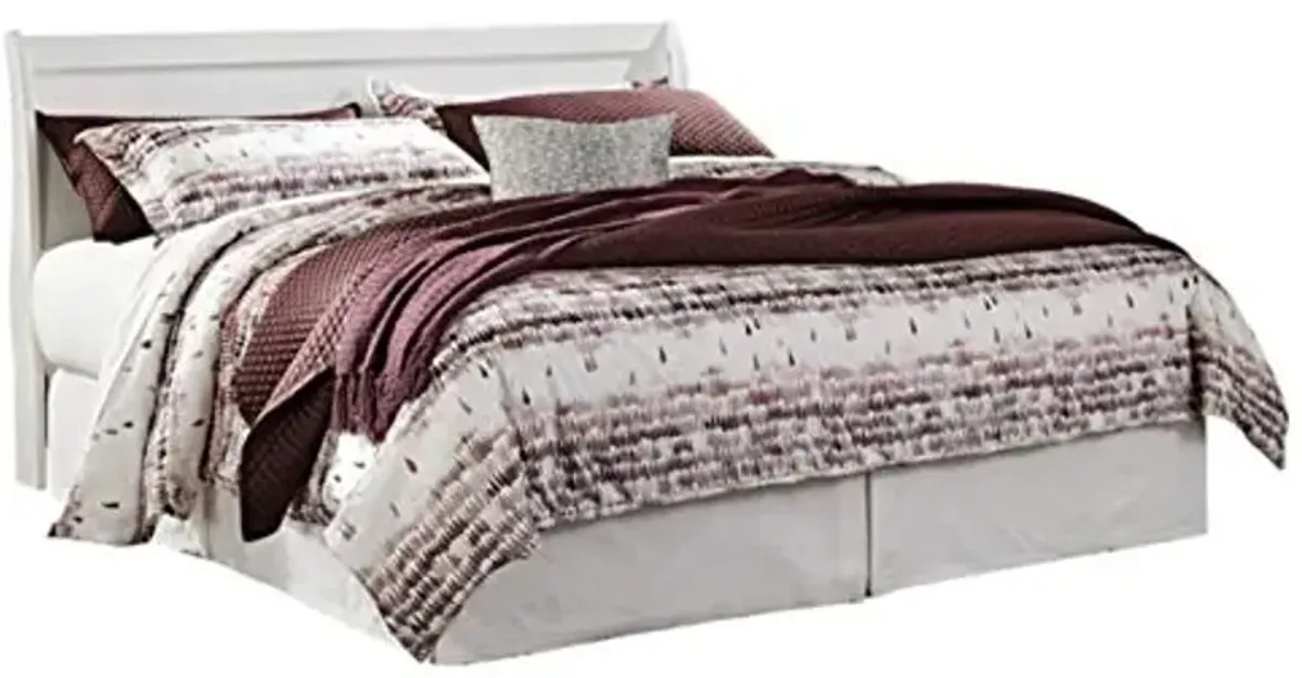 Signature Design By Ashley - Anarasia King Sleigh Headboard - Traditional Style - White