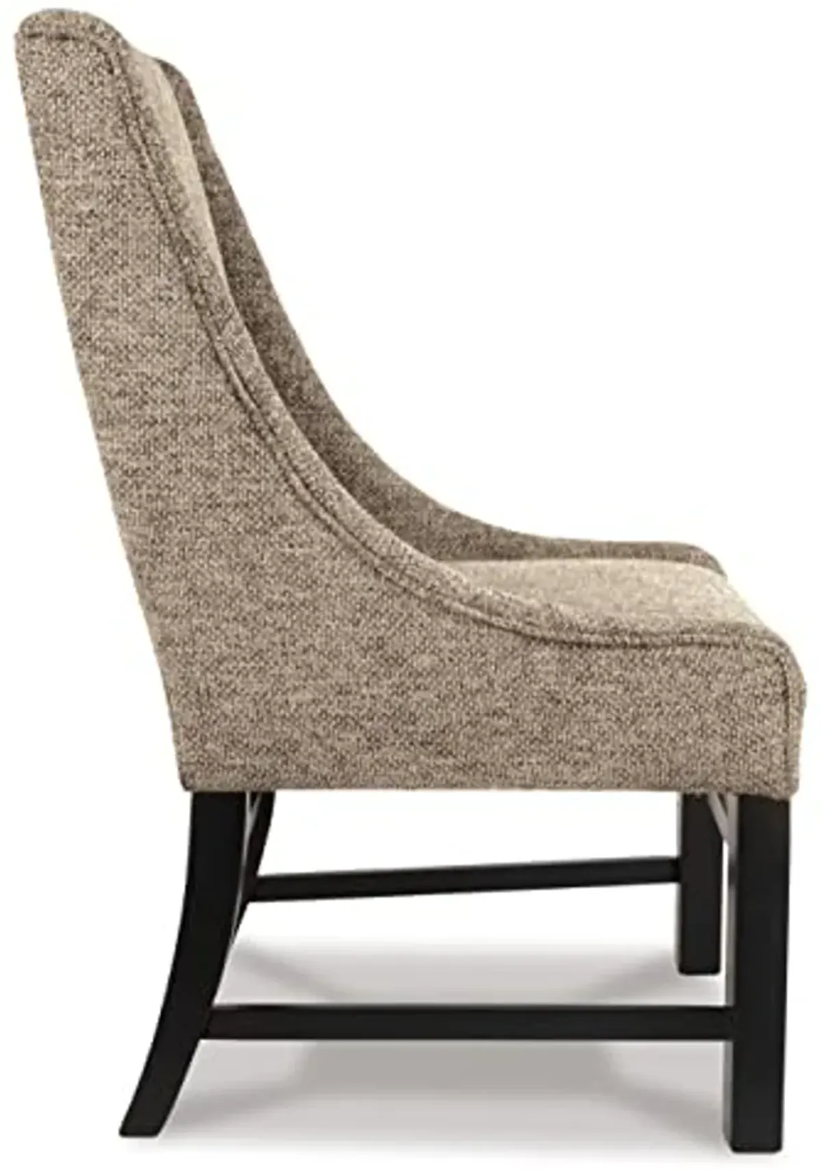 Signature Design by Ashley Sommerford Modern Farmhouse Upholstered 2 Piece Dining Chair Set, Brown