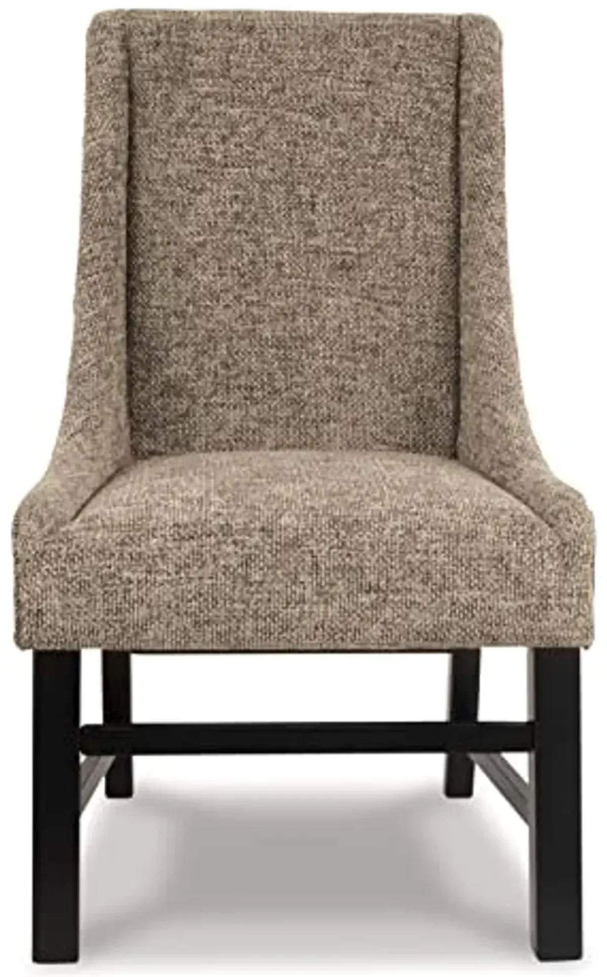 Signature Design by Ashley Sommerford Modern Farmhouse Upholstered 2 Piece Dining Chair Set, Brown