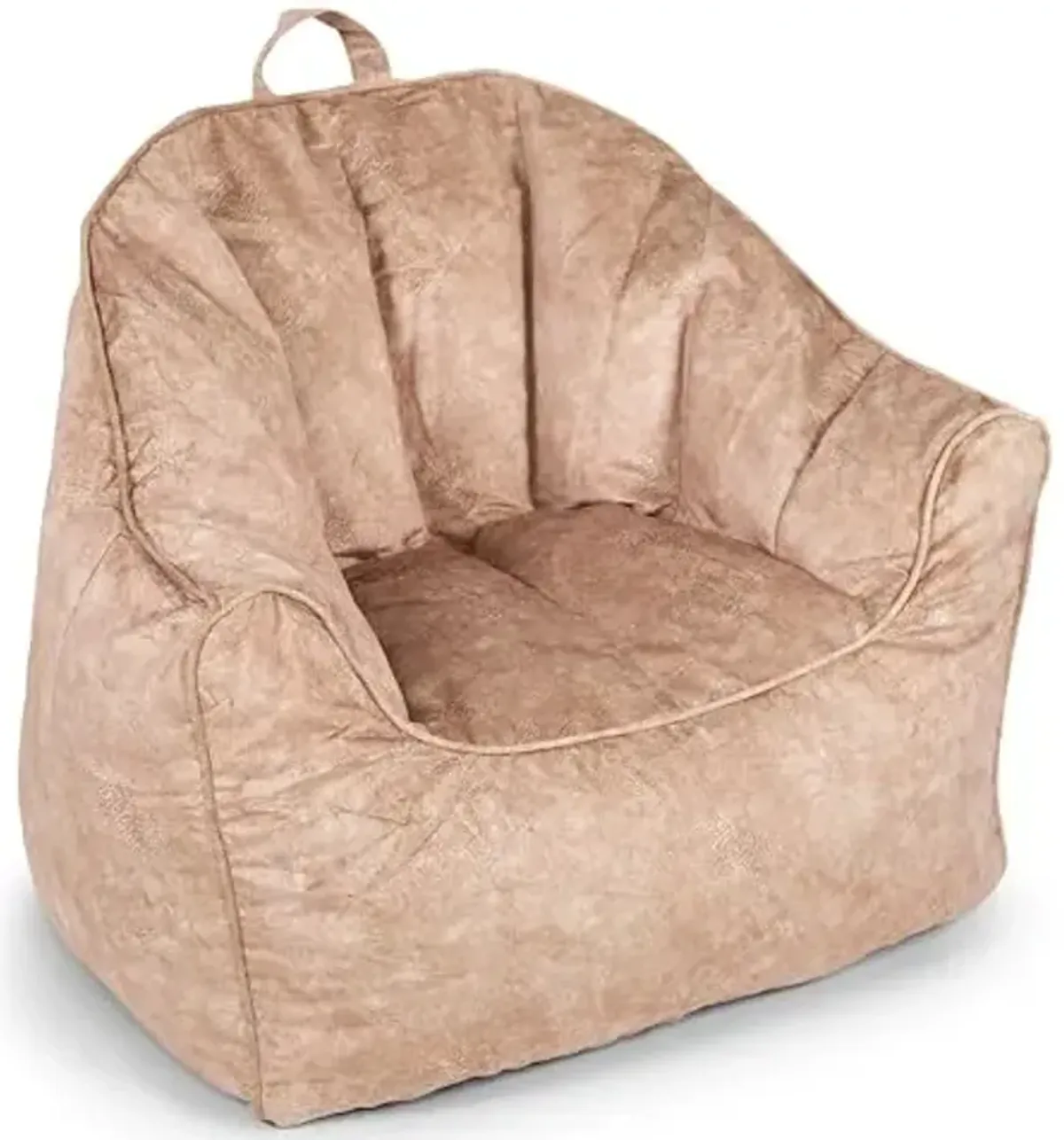 Big Joe Hug Bean Bag Chair, Caribou Hyde, Faux Polyester Blend, 3 feet